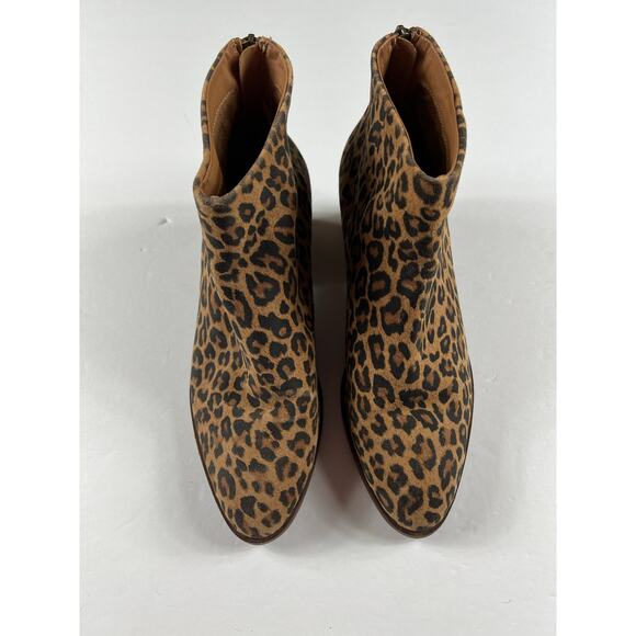 Anthropologie Seychelles Floodplain Leopard Ankle Boots 9.5 - Picture 4 of 11